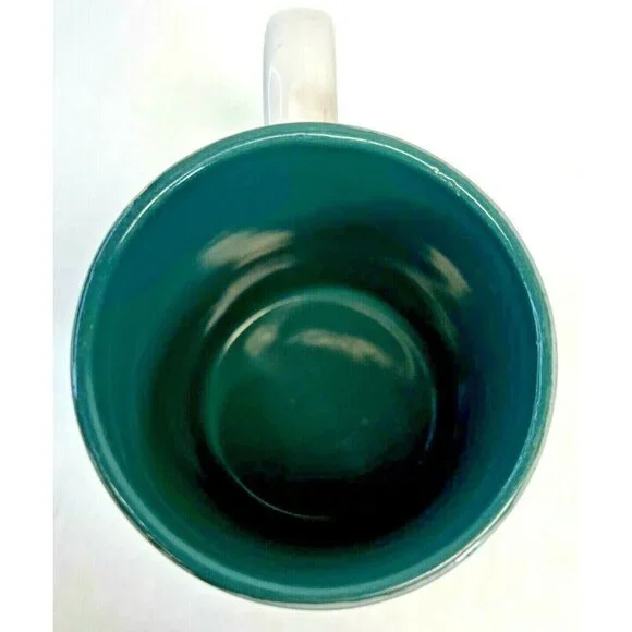 Warner Bros. Looney Tunes Bugs Bunny 1998 Green Coffee Mug Cup Gibson Vintage - Picture 6 of 7